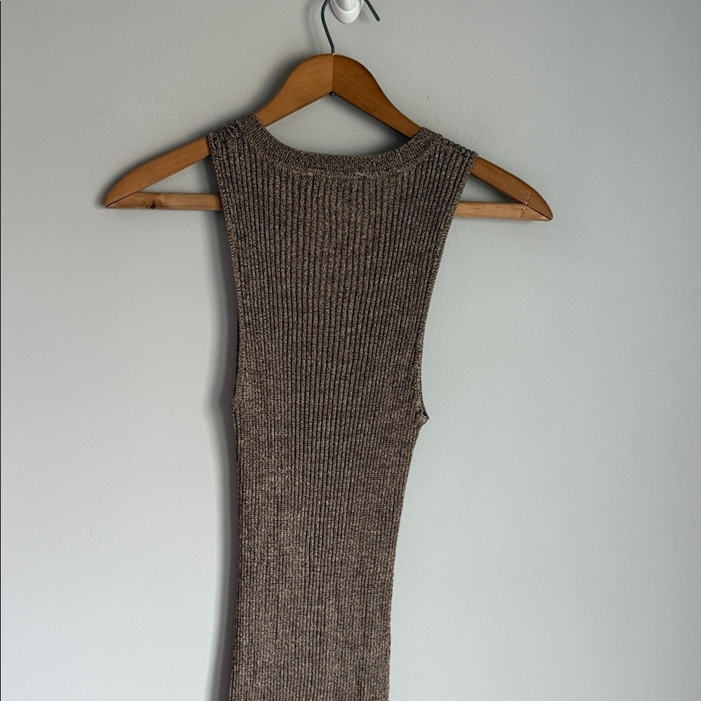 DISSH Zanthe Choc Marle Knit Maxi Dress large - Picture 7 of 12